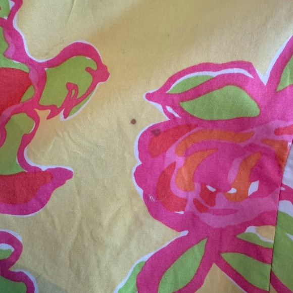 Lilly Pulitzer yellow strapless dress. - Picture 4 of 5